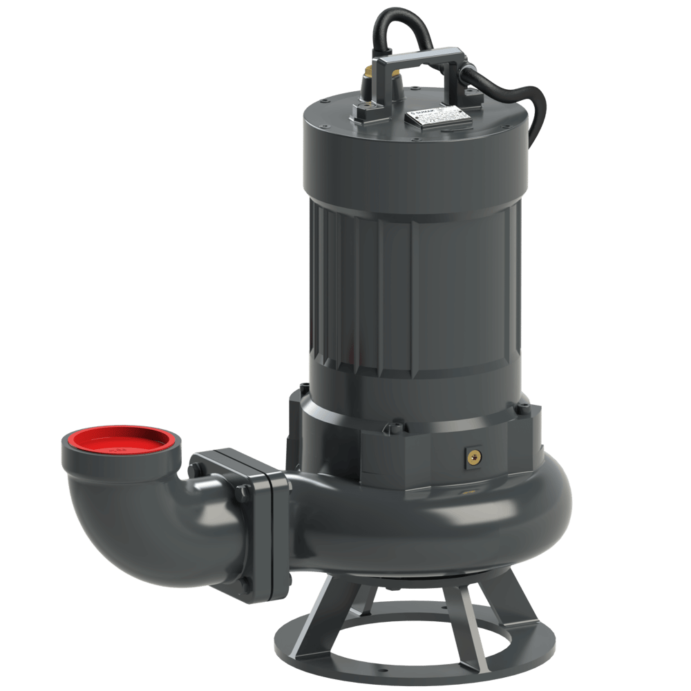 SDTV100/4 Vortex - Dirsekli Foseptik Dalgıç Pompa | 7.5 kW - 380 V