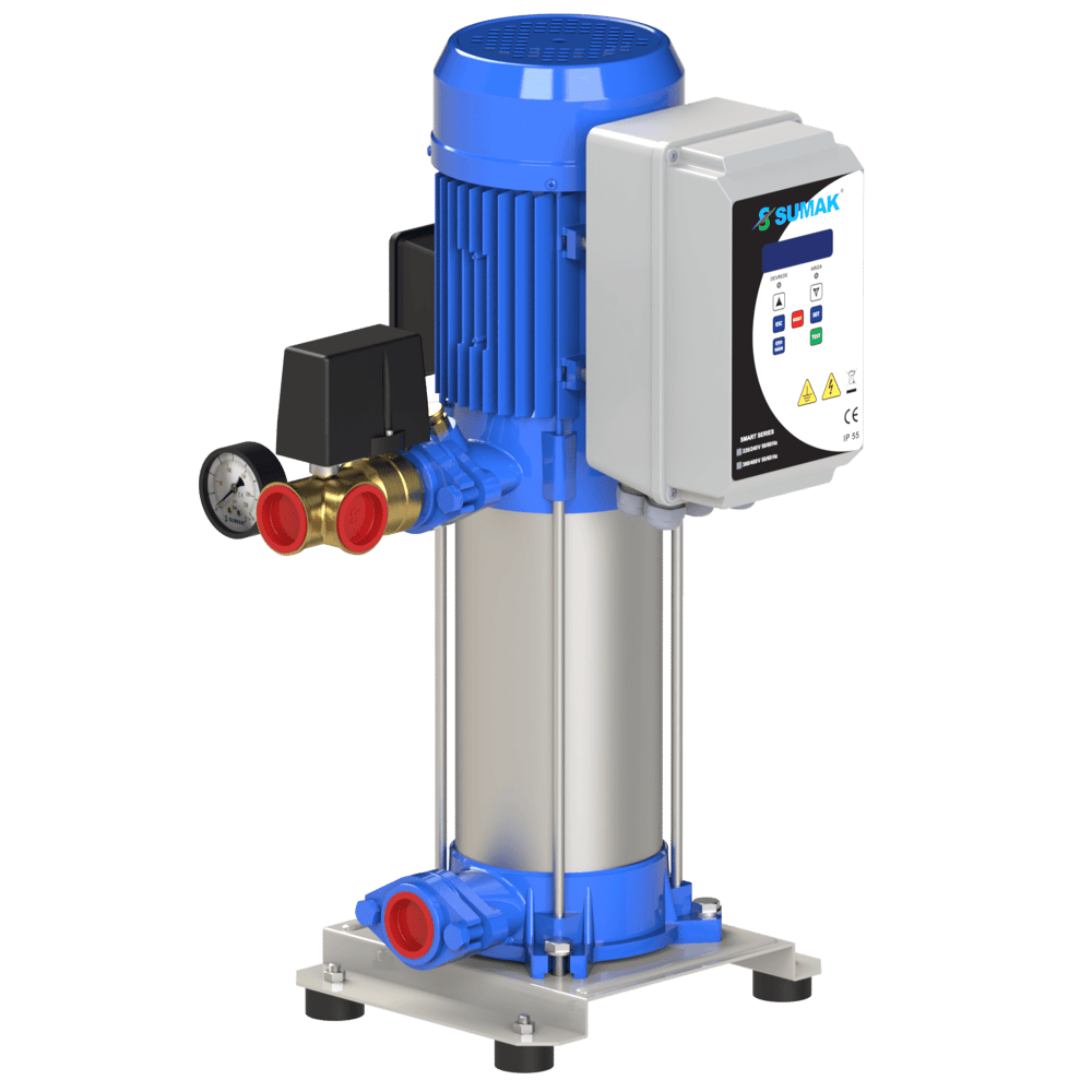 SUMAK SHT16A 750/6 SMART Dijital 1 Pompalı Hidrofor | 1x5.5 kW - 380 V