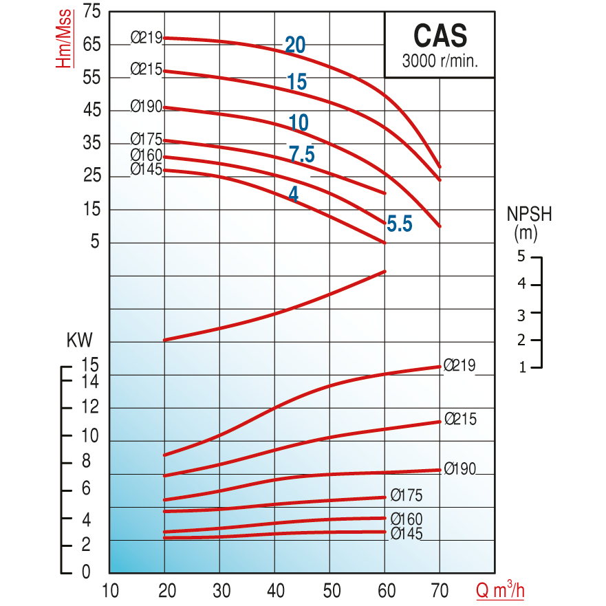 Varan CAS 15 Uçtan Emişli / Monoblok Endüstriyel Santrifüj Pompa (15 HP / 11.2 kW) 57 mSS / 70 m3/h