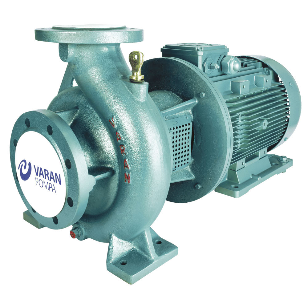 Varan CES 40-20-01504 Uçtan Emişli (1500 d/d) Kapalı Kaplinli / EN 733 Yüksek Verimli Endüstriyel Santrifüj Pompa (2 HP / 1.5 kW) 16 mSS / 20 m3/h