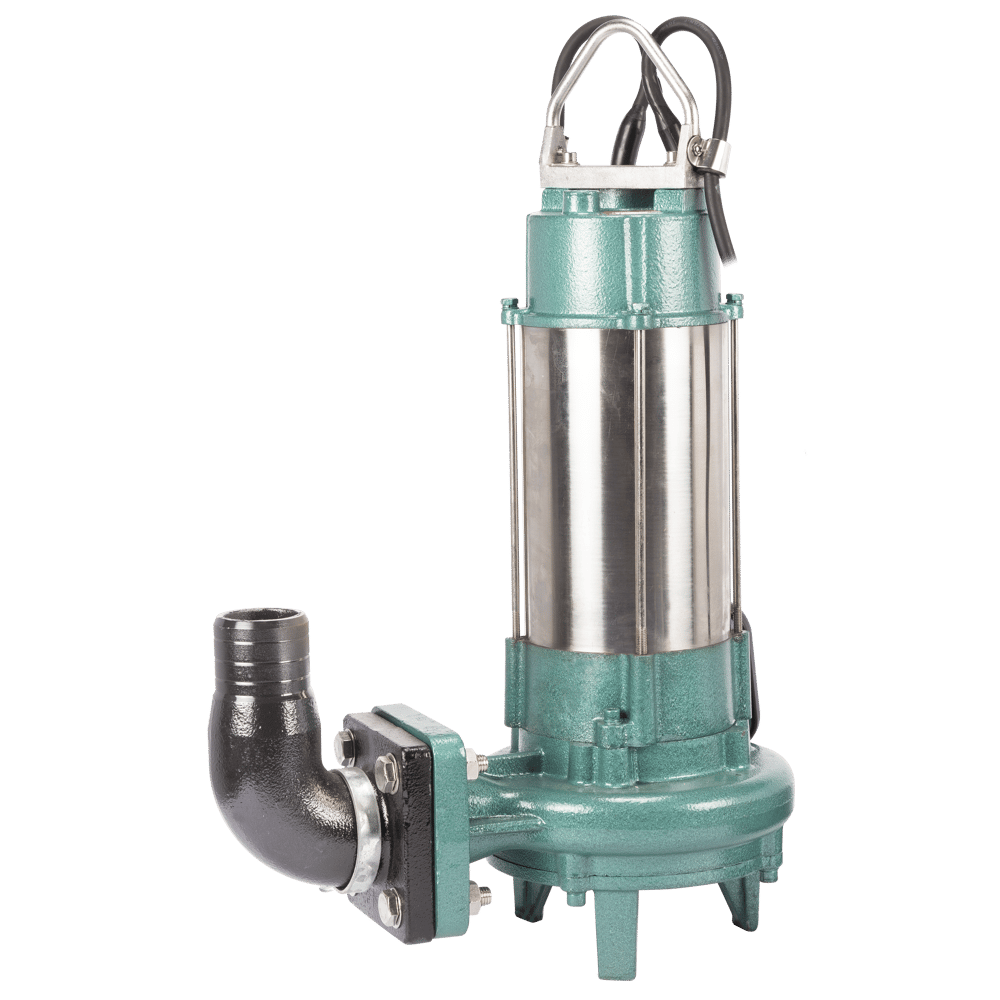 Varan CUT 1500 Öğütücü Dik Bıçaklı / Monofaze Foseptik Pompası, Drenaj Dalgıç Pompa (2 HP / 1.5 kW) 21 mSS / 18 m3/h