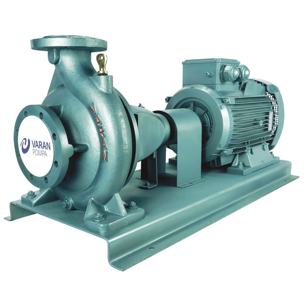 Varan ES 40-16-05502 Uçtan Emişli - Uzun Kaplinli / EN 733 Yüksek Verimli Endüstriyel Santrifüj Pompa (7.5 HP / 5.5 kW) 40 mSS / 40 m3/h