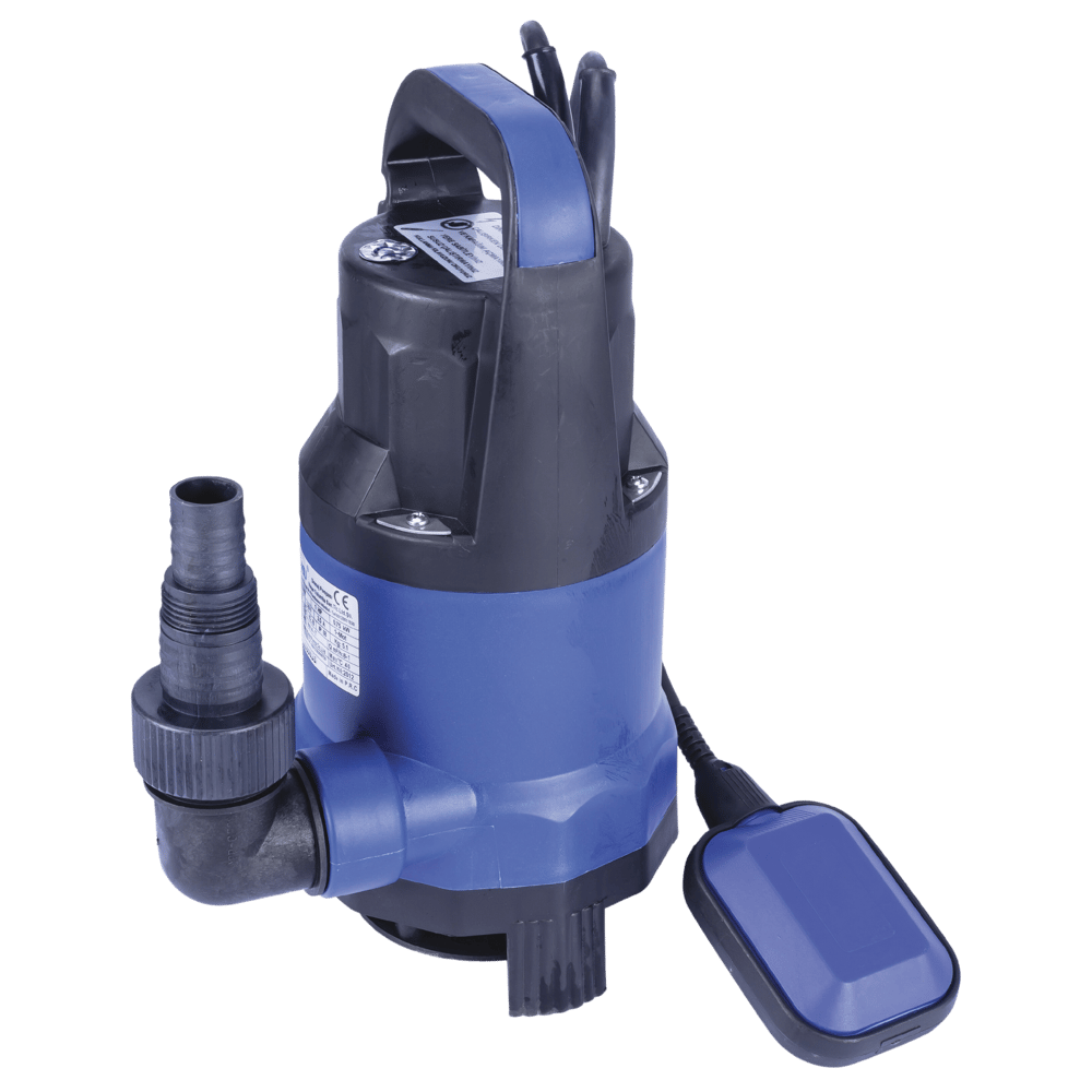 Varan QDP 750AW Plastik / Temiz ve Az Kirli Su  Drenaj Dalgıç Pompa (1 HP/ 0.75 kW) 9 mSS / 9 m3/h