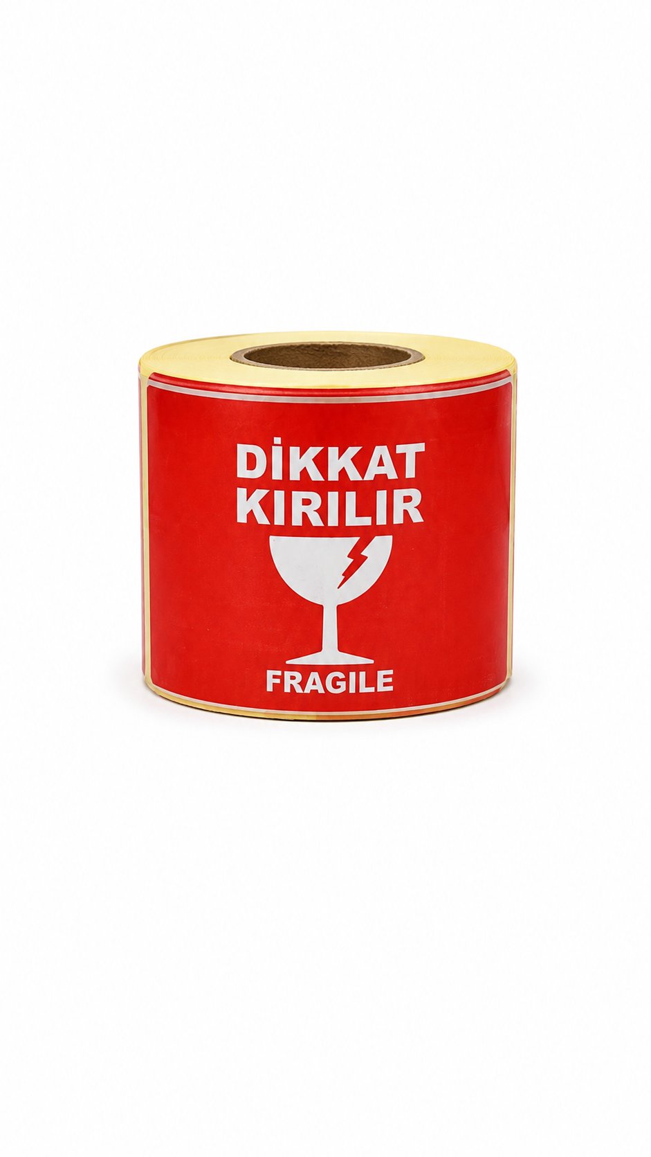 Dikkat Kırılır Baskılı Etiket 500 Adet