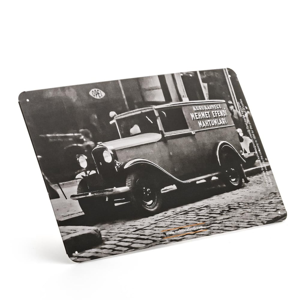 Retro Koleksiyon  Metal Levha 'Kamyonet'