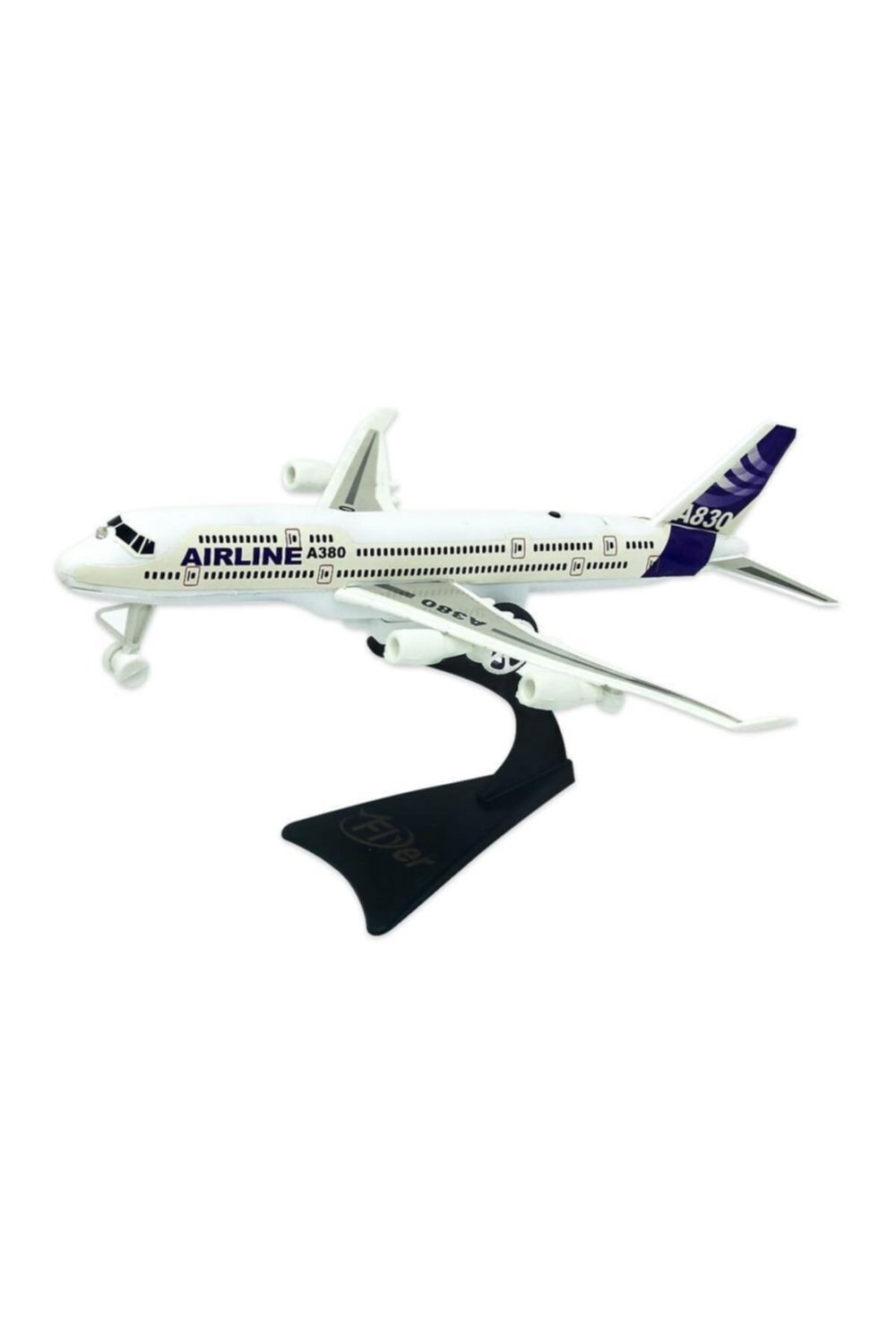 00316 A380 Airbus Uçak Işıklı
