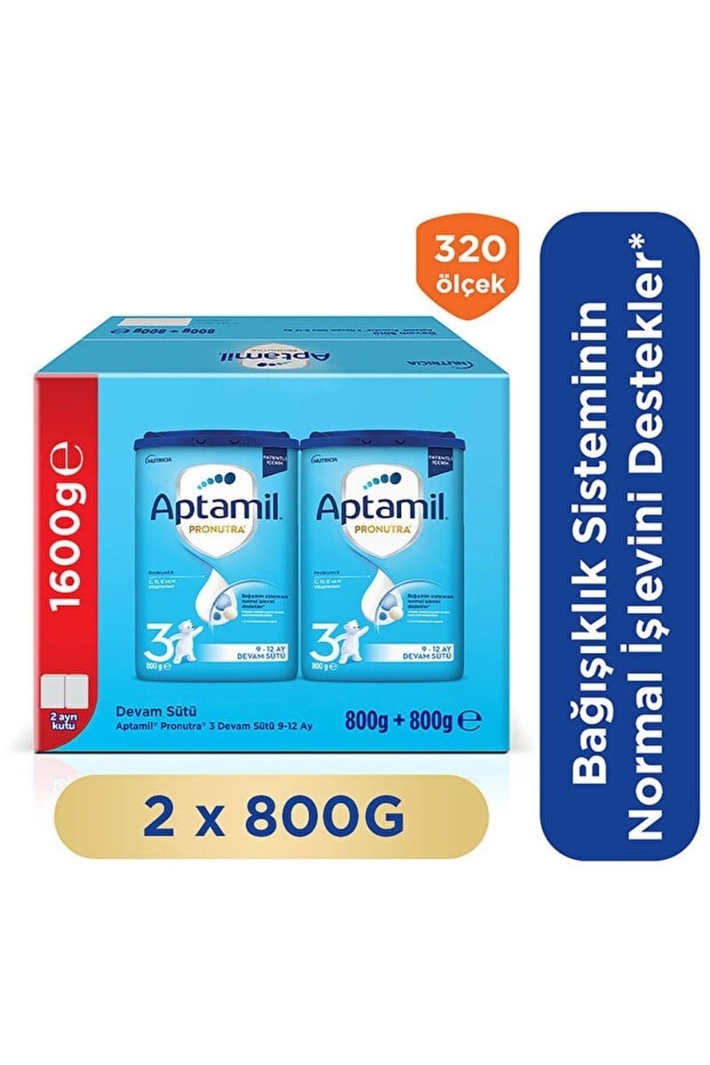 Aptamil 3 Numara 2'li 800 Gr Dev Fırsat