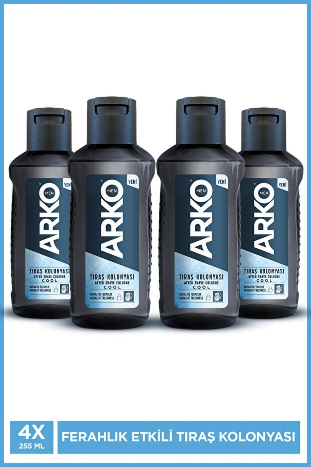 Arko Men Cool Tıraş Sonrası Kolonya 4x255 ml