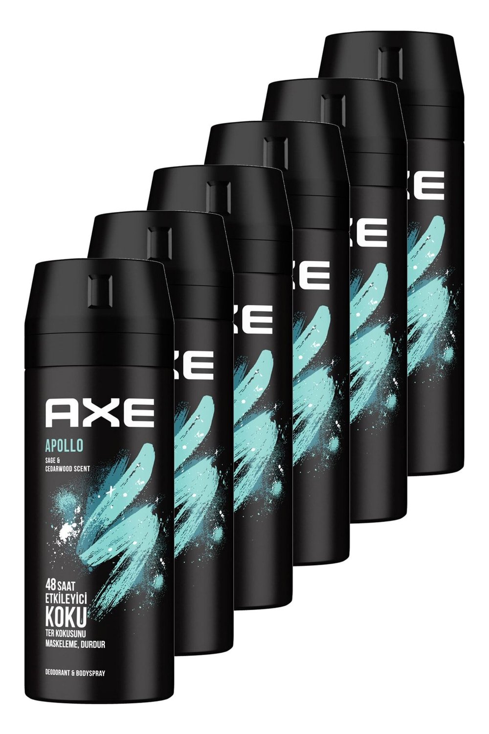 Axe Erkek Sprey Deodorant Apollo 150ml x6 Adet
