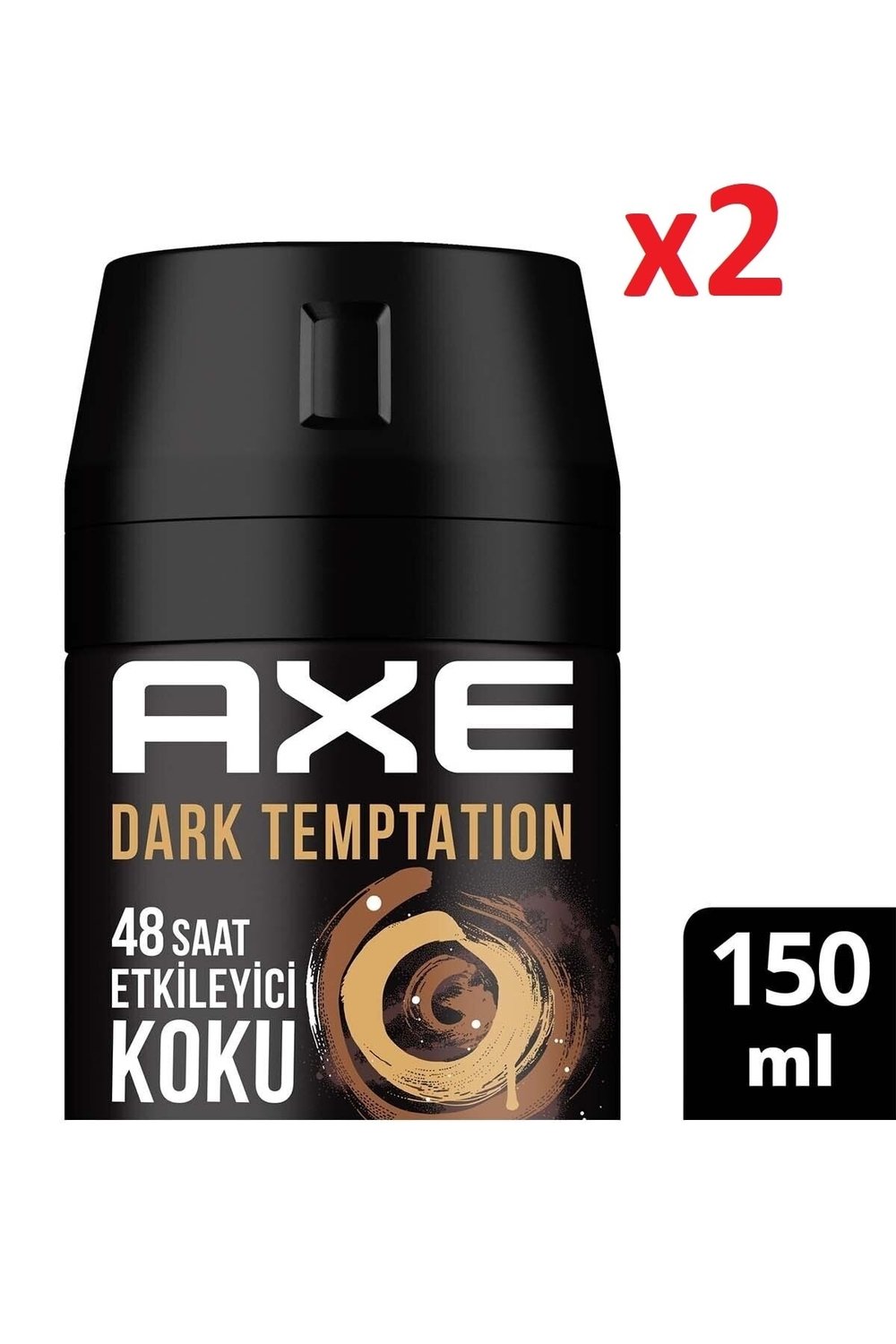 Axe Erkek Sprey Deodorant Dark Temptation 150ml x2 Adet