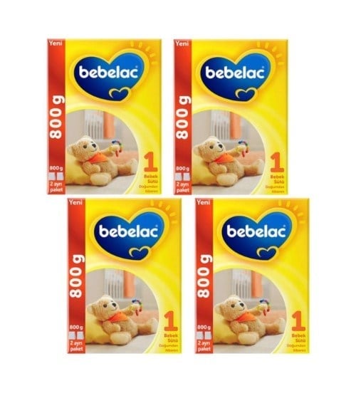 Bebelac 1 Bebek Sütü 800 Gr x4 Adet