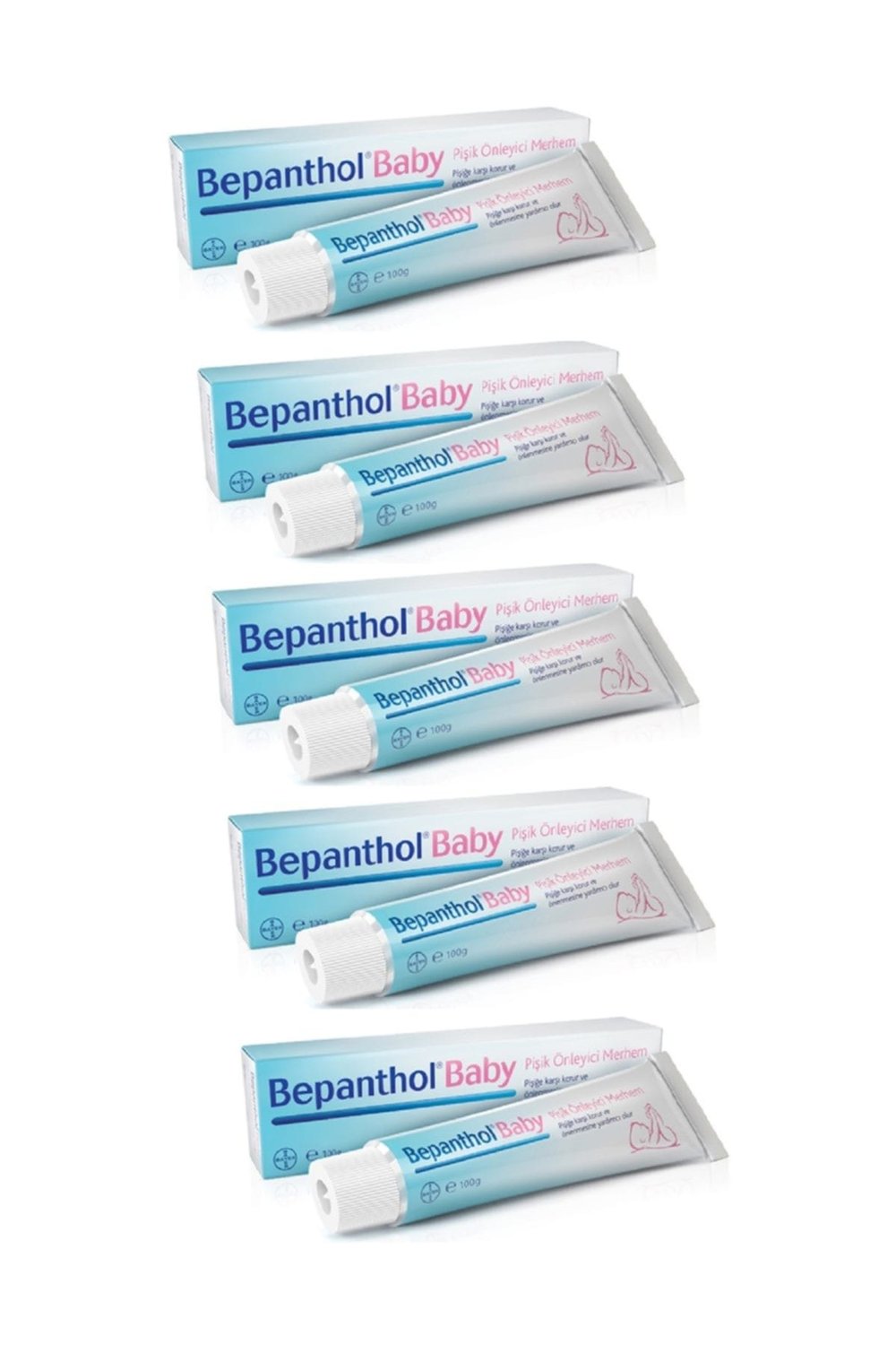 Bepanthol Baby Pişik Önleyici Merhem 100 Gr x5 Adet