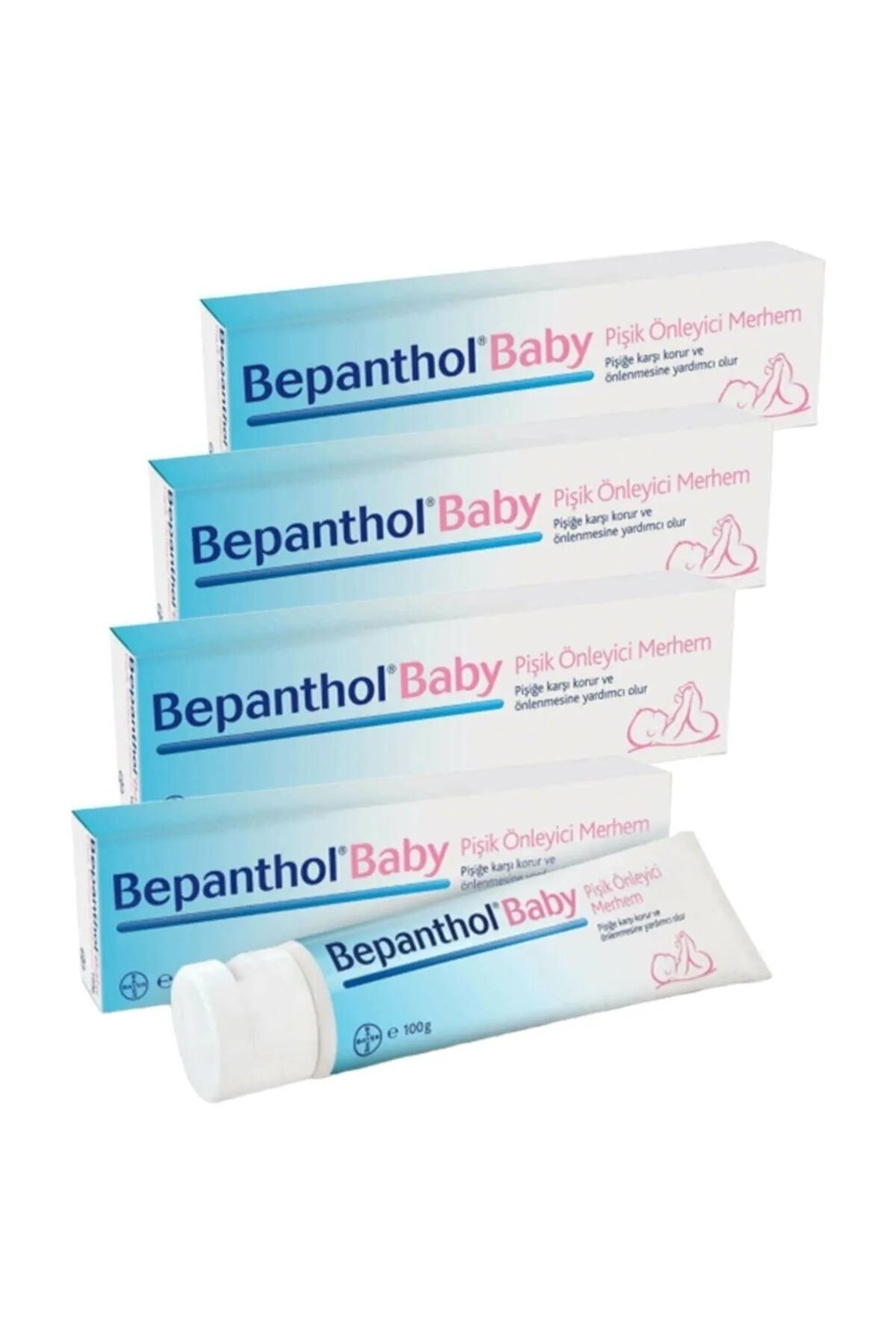 Bepanthol Baby Pişik Önleyici Merhem 100 Gr x4 Adet