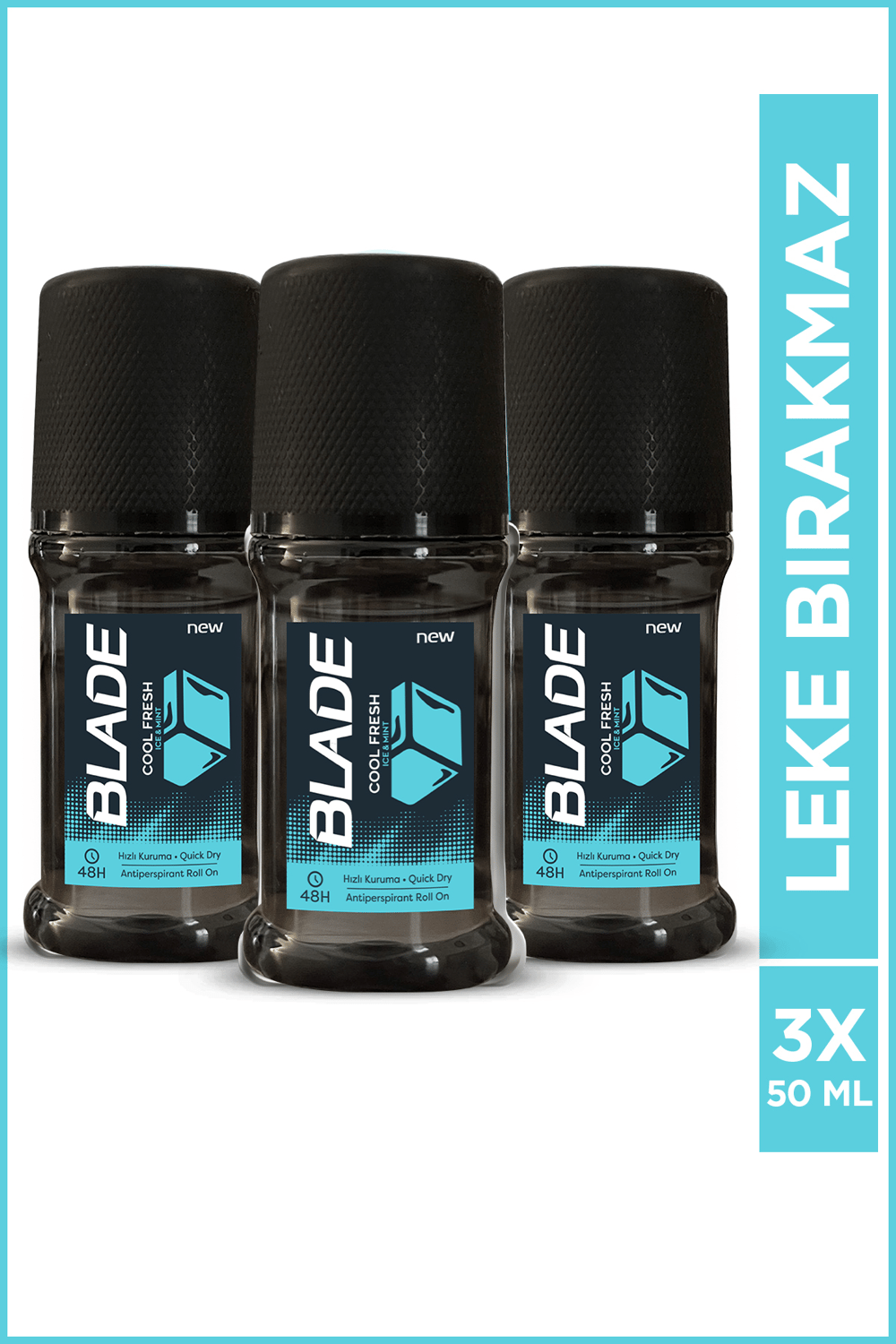 Blade Cool Fresh Roll On 50 Ml x3 Adet