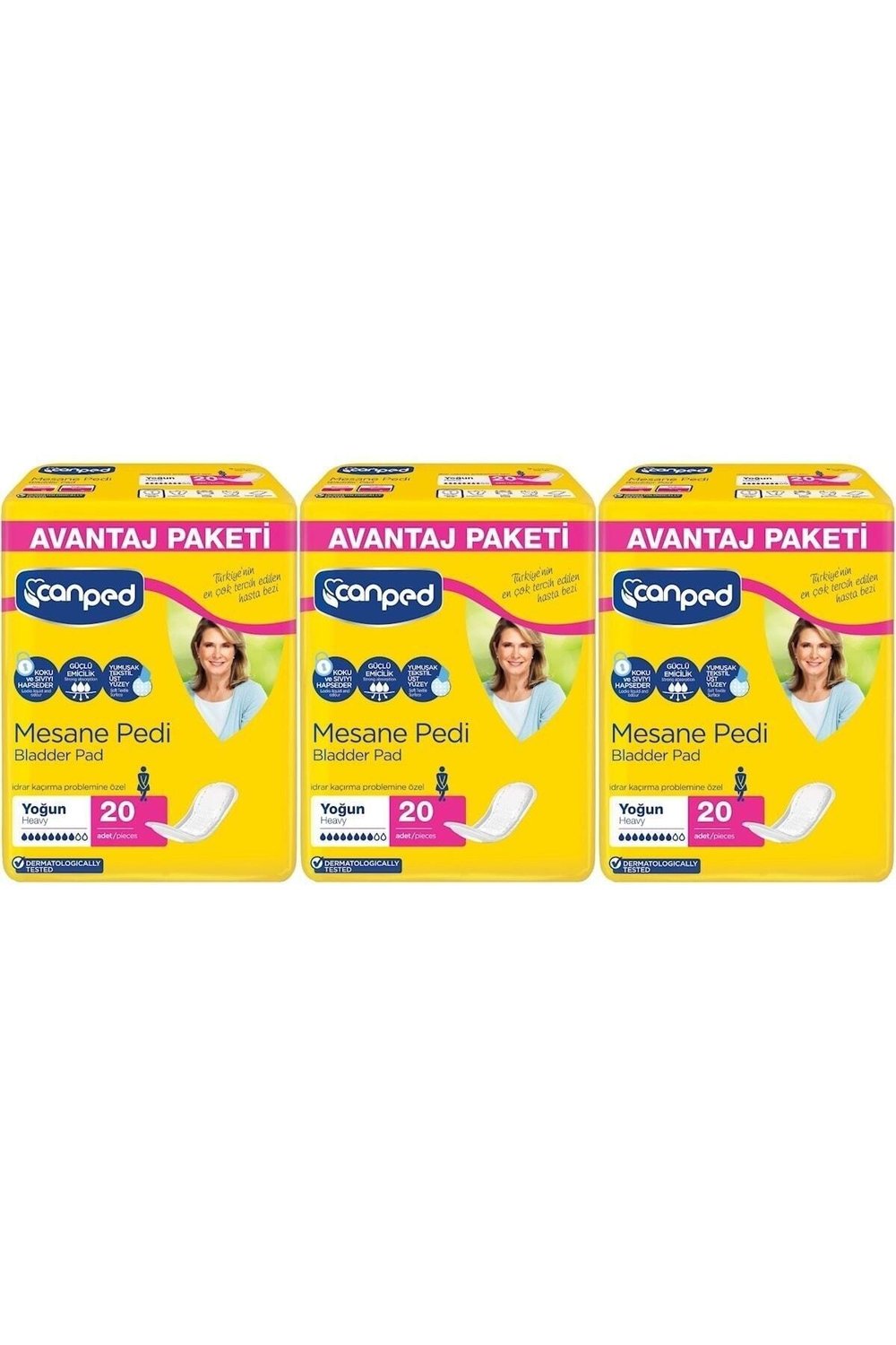 Canped Mesane Pedi Yoğun L Beden 20'li x 3 adet
