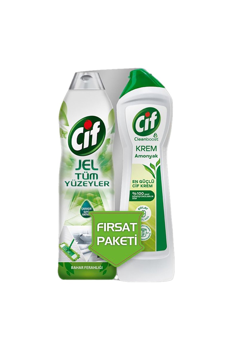 Cif Jel 500ml Krem 500ml Copack