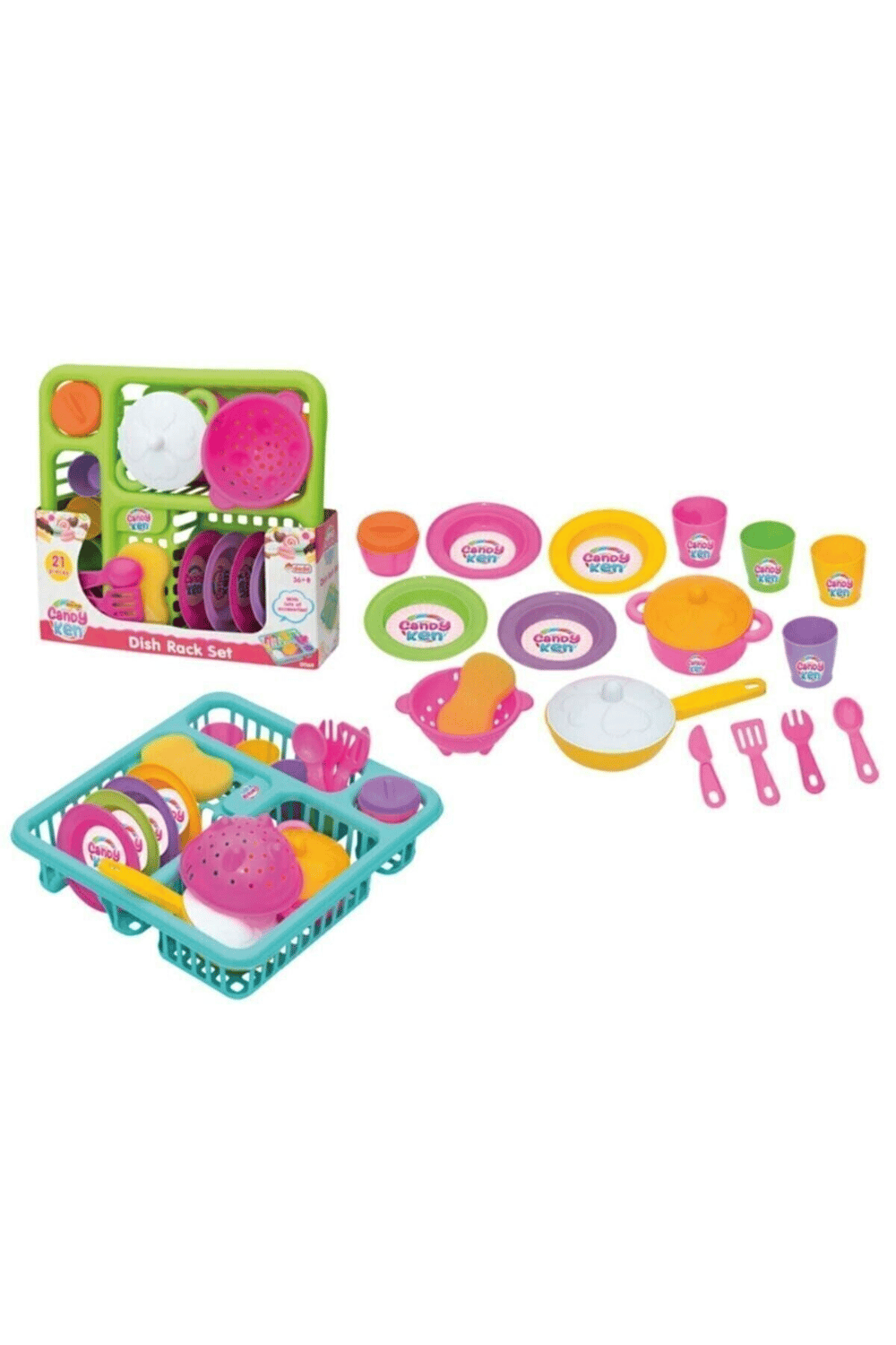 DEDE Candy Ken Çocuklar Için Bulaşıklık Seti