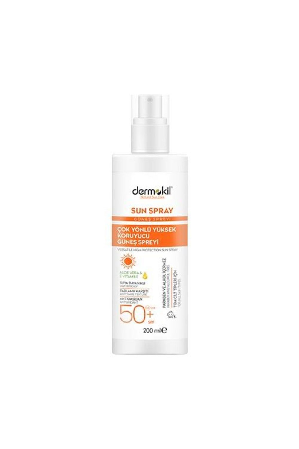 Dermokil Sun Sprey Koruyucu Güneş Spreyi 200 ml