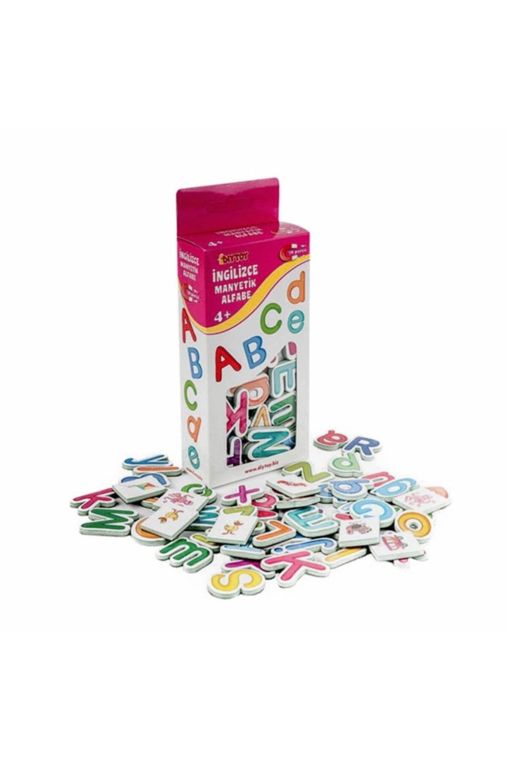 DIYTOY Manyetik Alfabe Türkçe-İngilizce