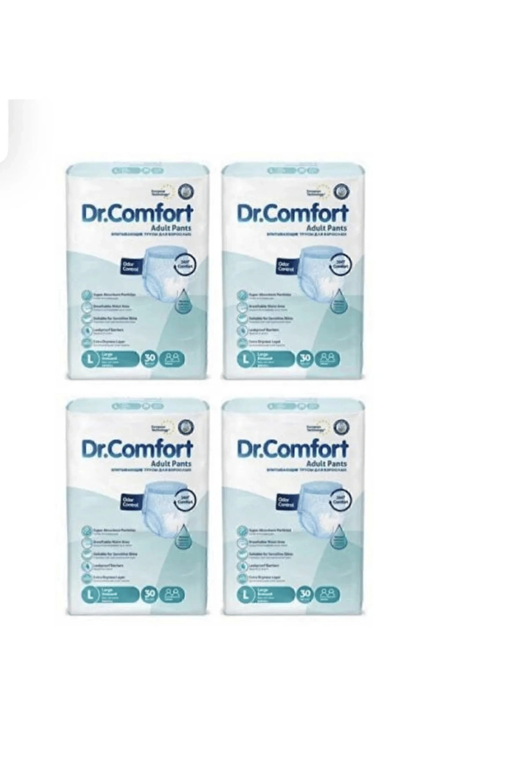 Dr.Comfort Hasta Bezi Emici Külot L Beden 30'lu x4 Adet