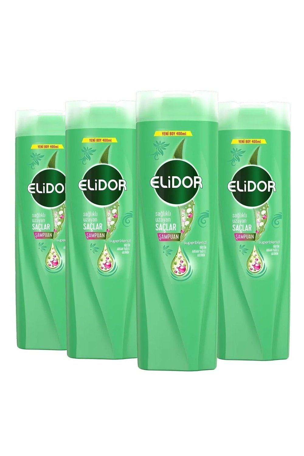 Elidor Şampuan Sağlıklı Uzayan Saçlar 400 ml x4 Adet