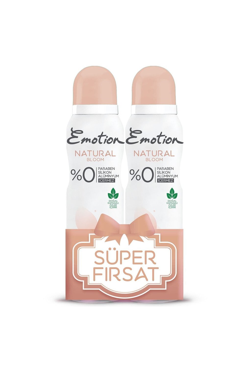 Emotion Natural Bloom Kadın Deodorant 150 ml x2 Adet