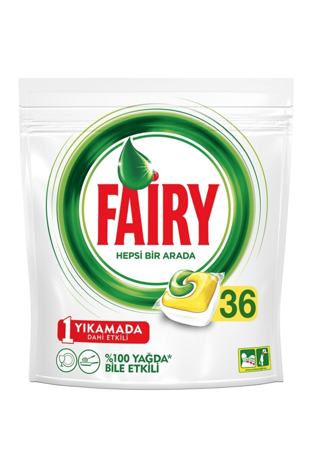 Fairy Hepsi Bir Arada Bulaşık Kapsülü 36'lı