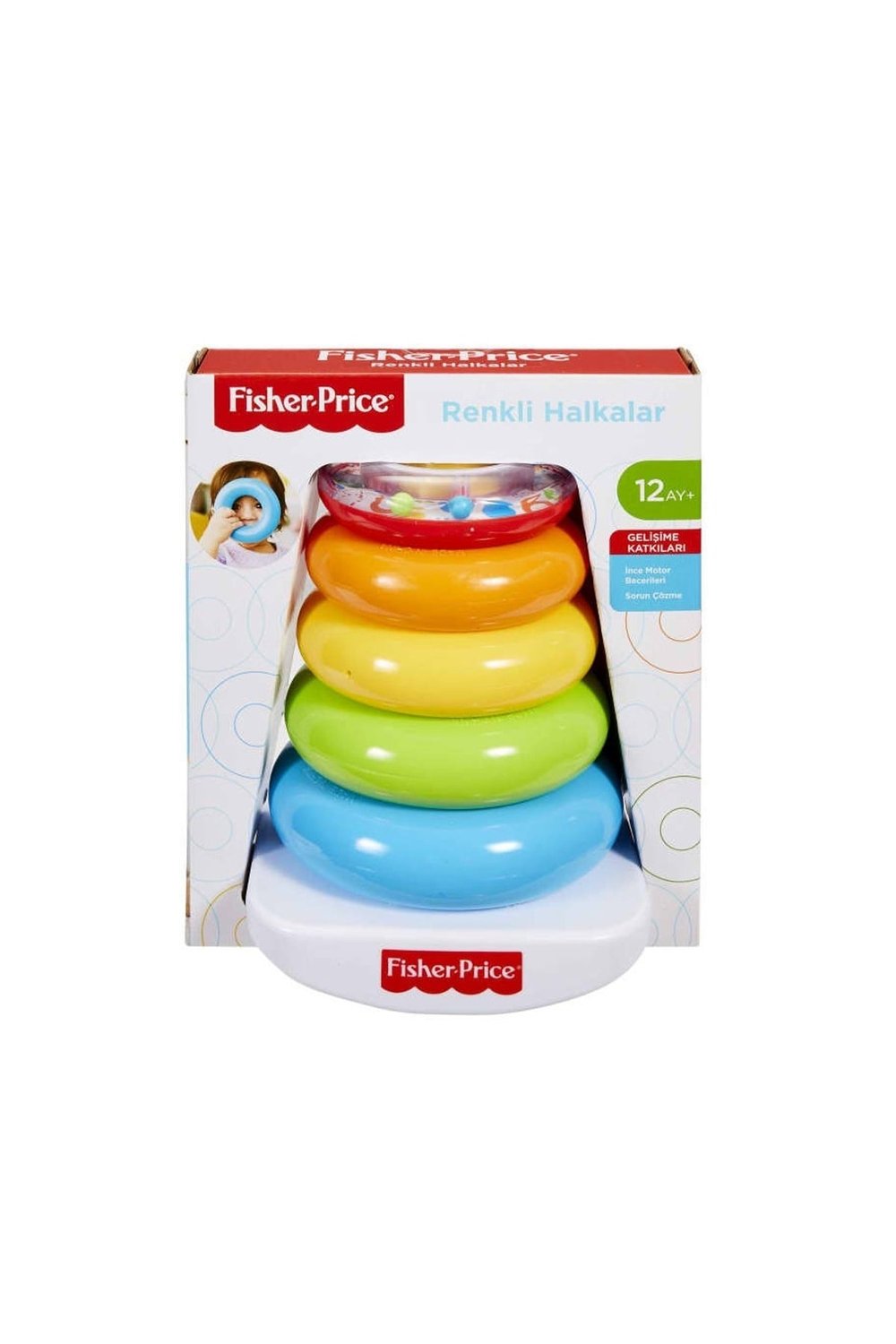 Fisher Price GJY49 Doğa Dostu Renkli Halkalar