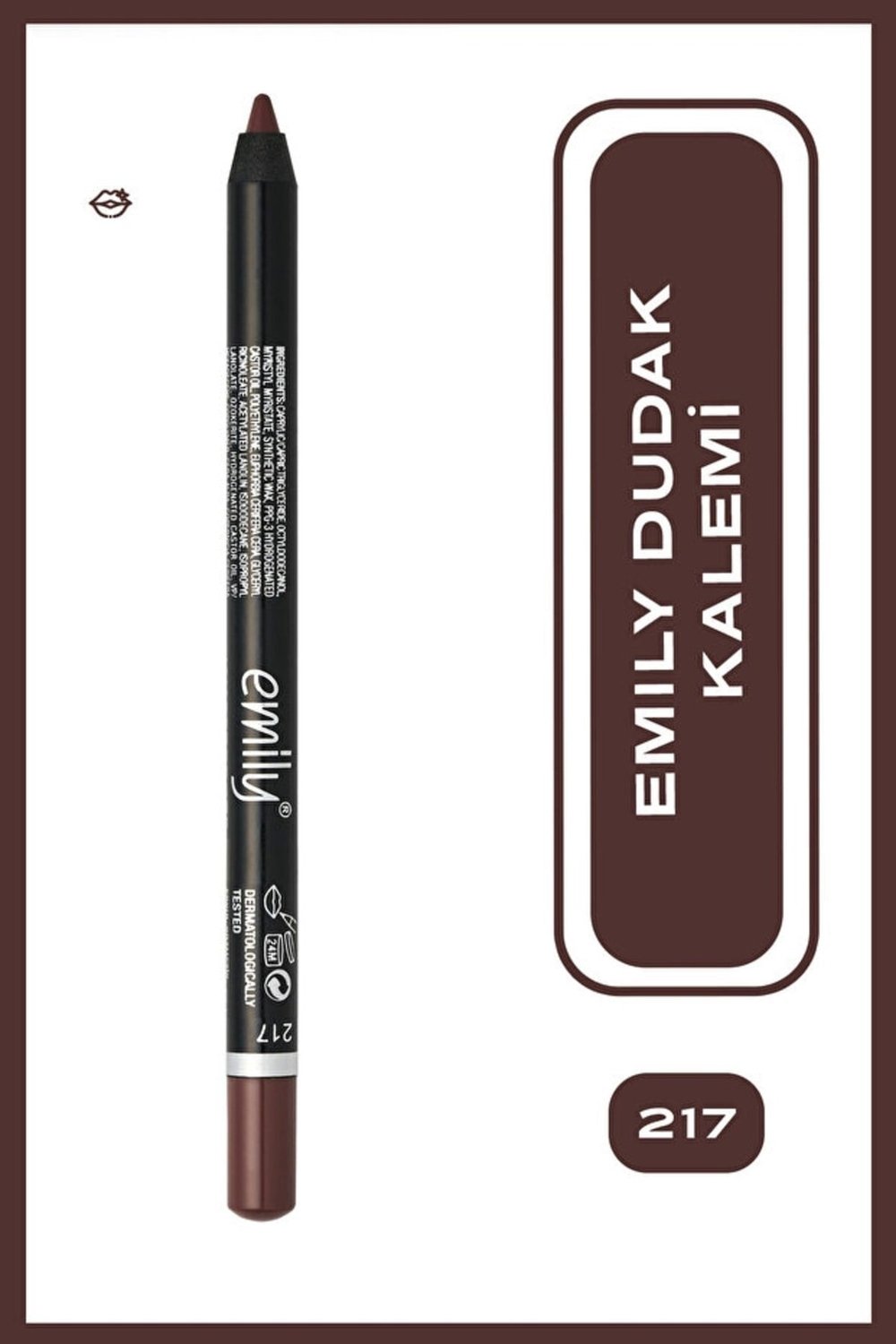 Golden Rose Emily Long Lasting Lip Pencil No: 217 
