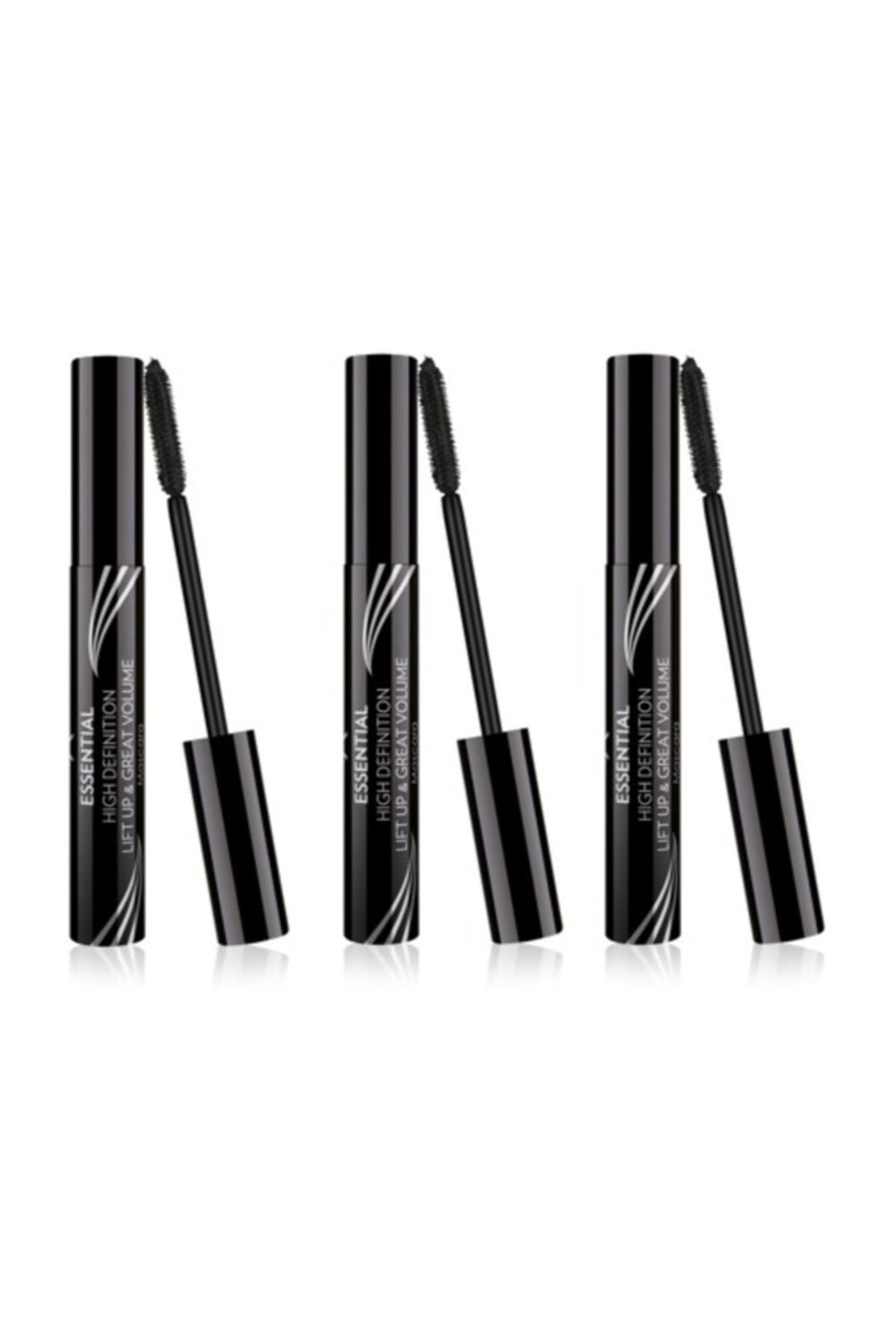 Golden Rose Hacim Etkili Siyah Maskara - Essential High Definition&Liftup&Great Volume Mascara x3 Adet
