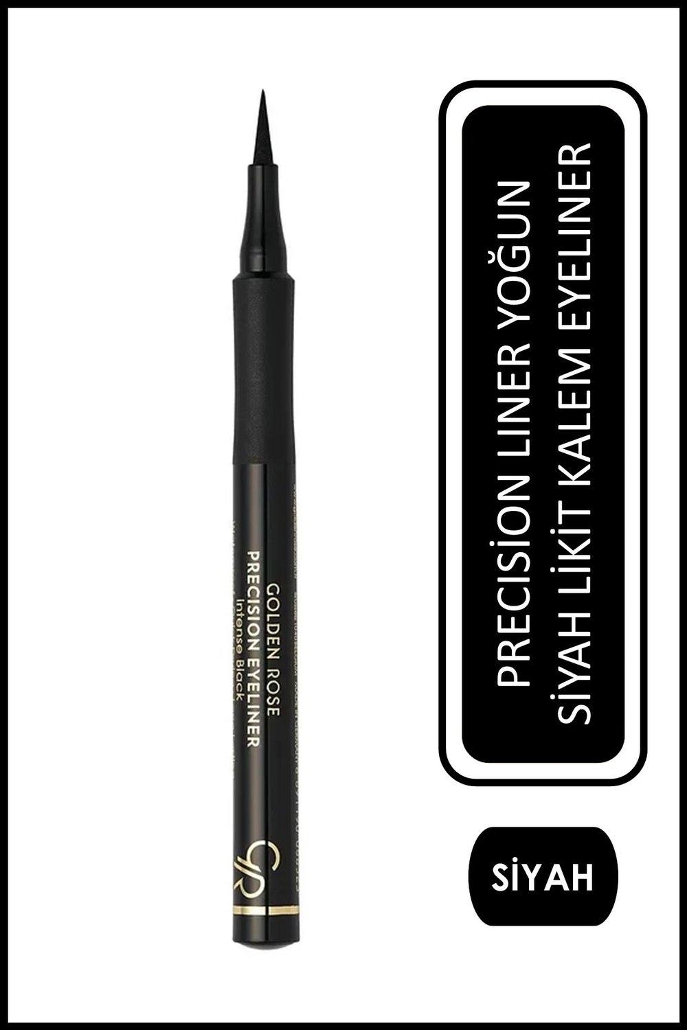 Golden Rose  Precision Liner No: 01 Intense Black - Likit Kalem Eyeliner - 8691190068523