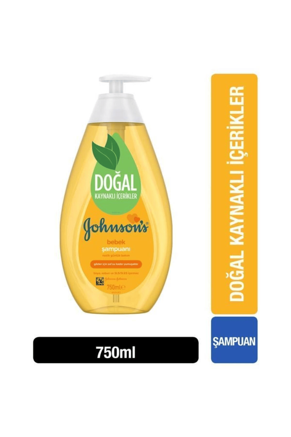 Johnson's Baby Bebek Şampuanı 750 ml x2 Adet
