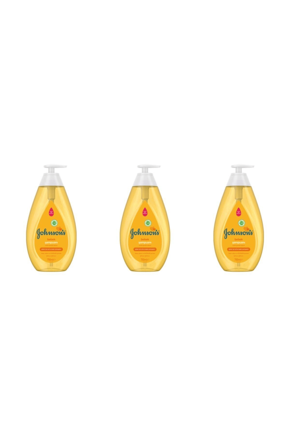 Johnson's Baby Bebek Şampuanı 750 ml x3 Adet