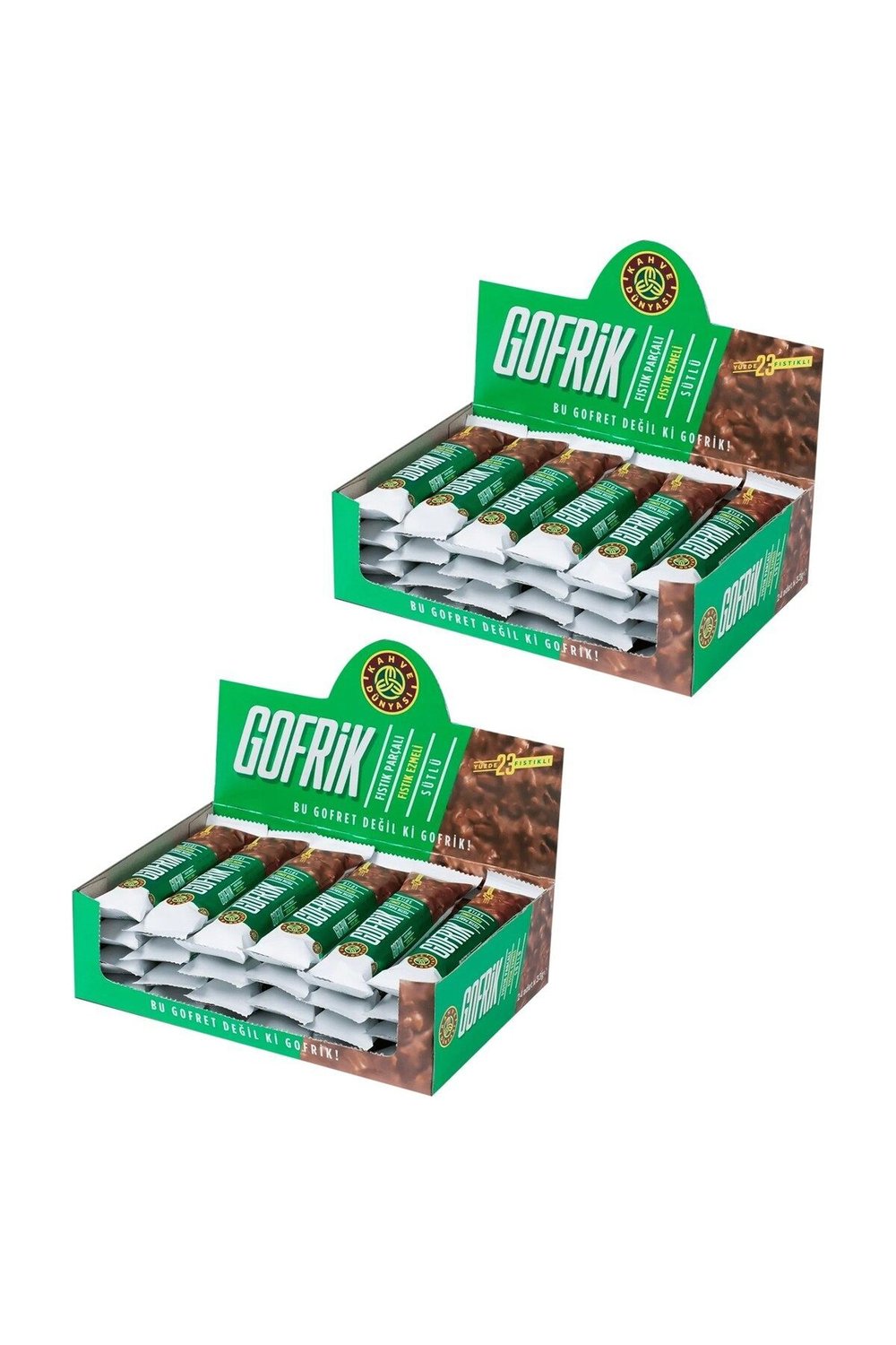 Kahve Dünyası Gofrik Antep Fıstıklı Çikolata 33gr x48 Adet