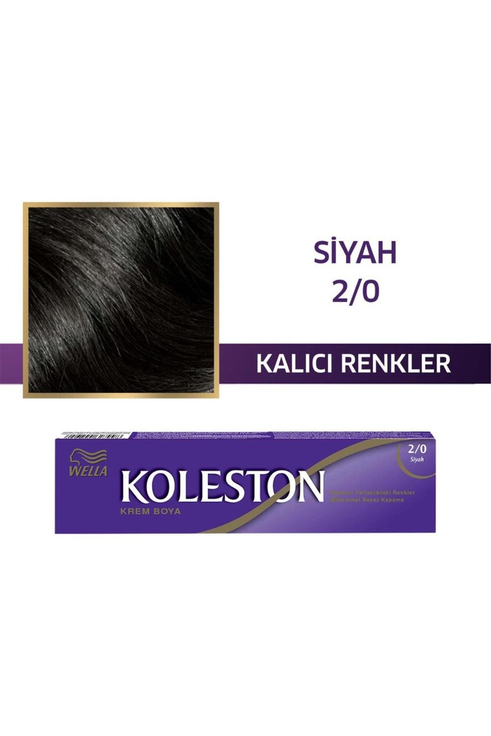 Koleston Tüp Saç Boyası Siyah 2.0