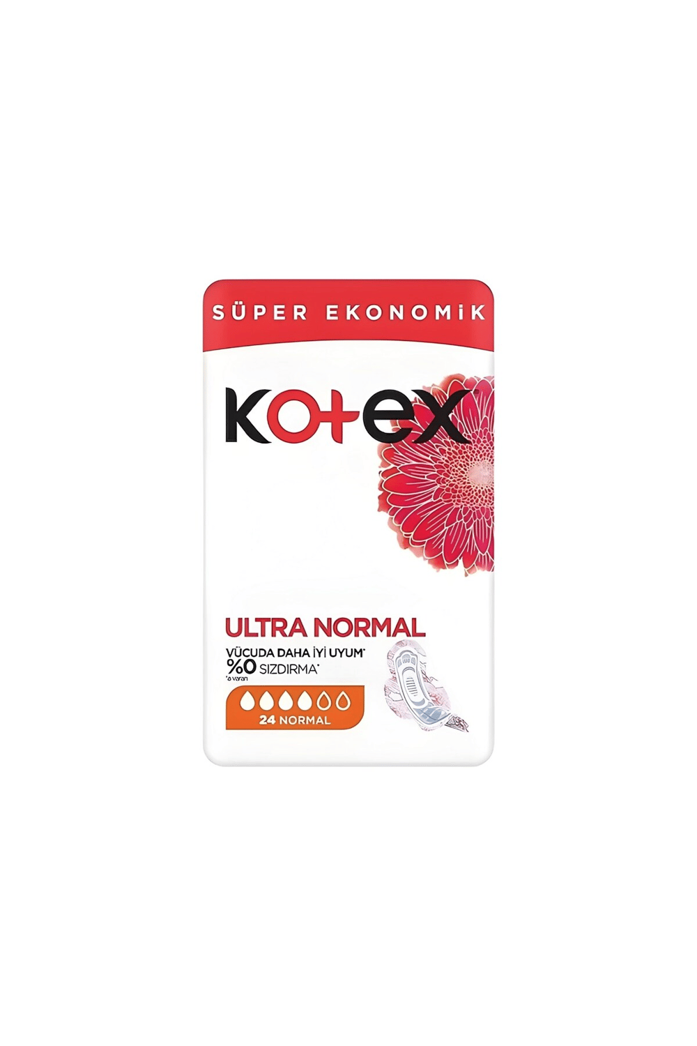 Kotex Hijyenik Ped Ultra Normal Ekonomik Paket 24'lü x8 Adet