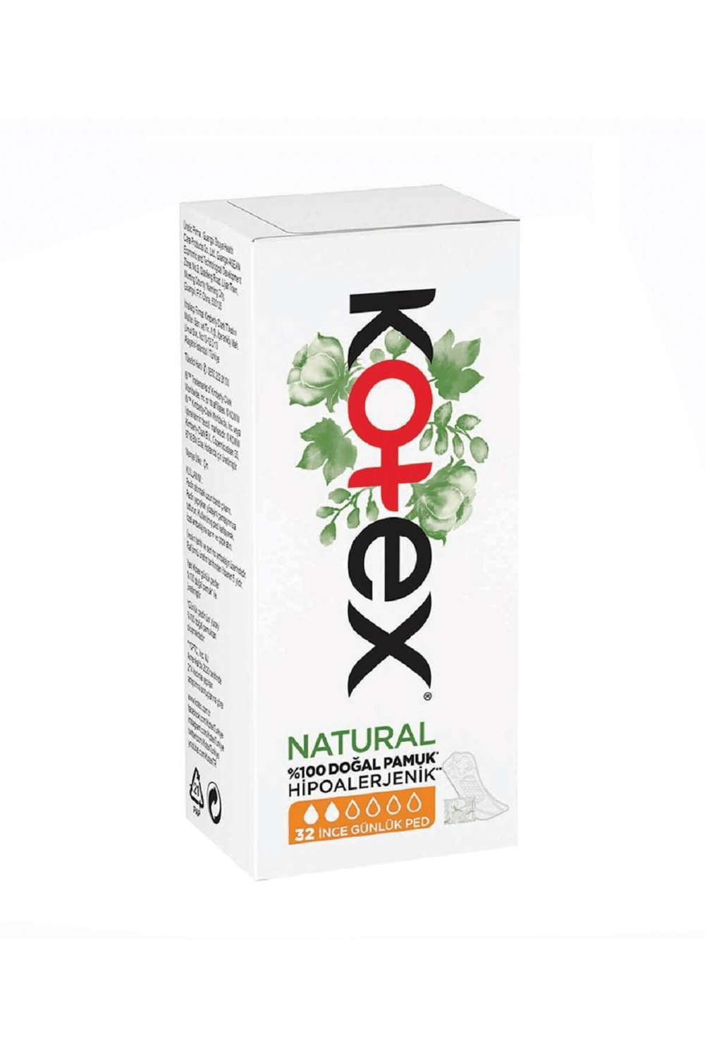 Kotex Natural Ince Günlük Ped 32'li Kategori: Hijyenik Ped