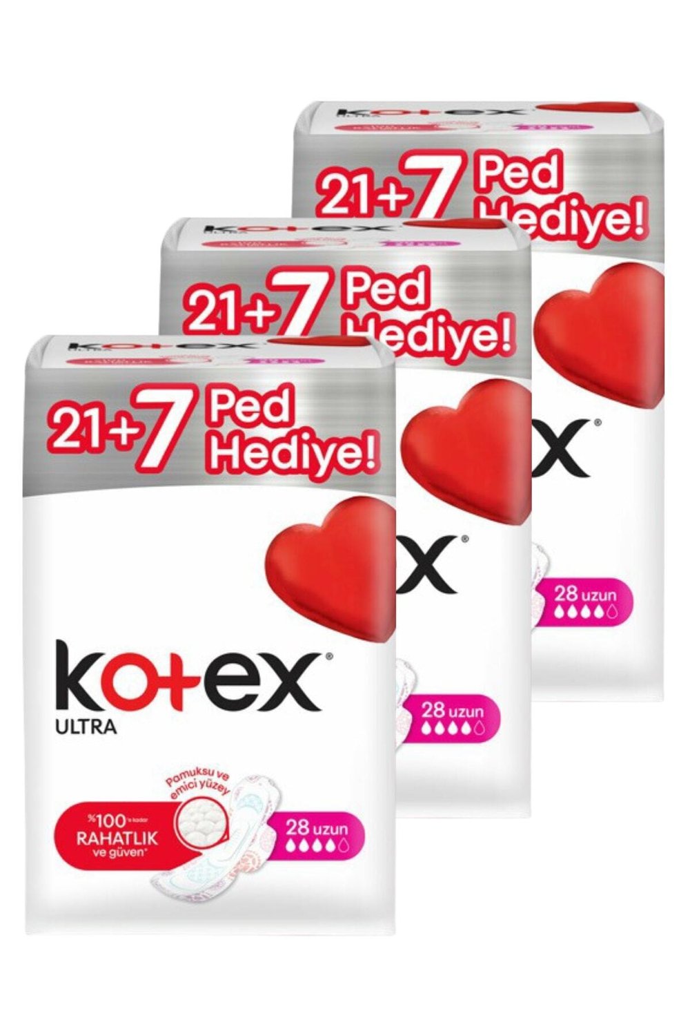Kotex Ultra Uzun 7'li x12 Adet