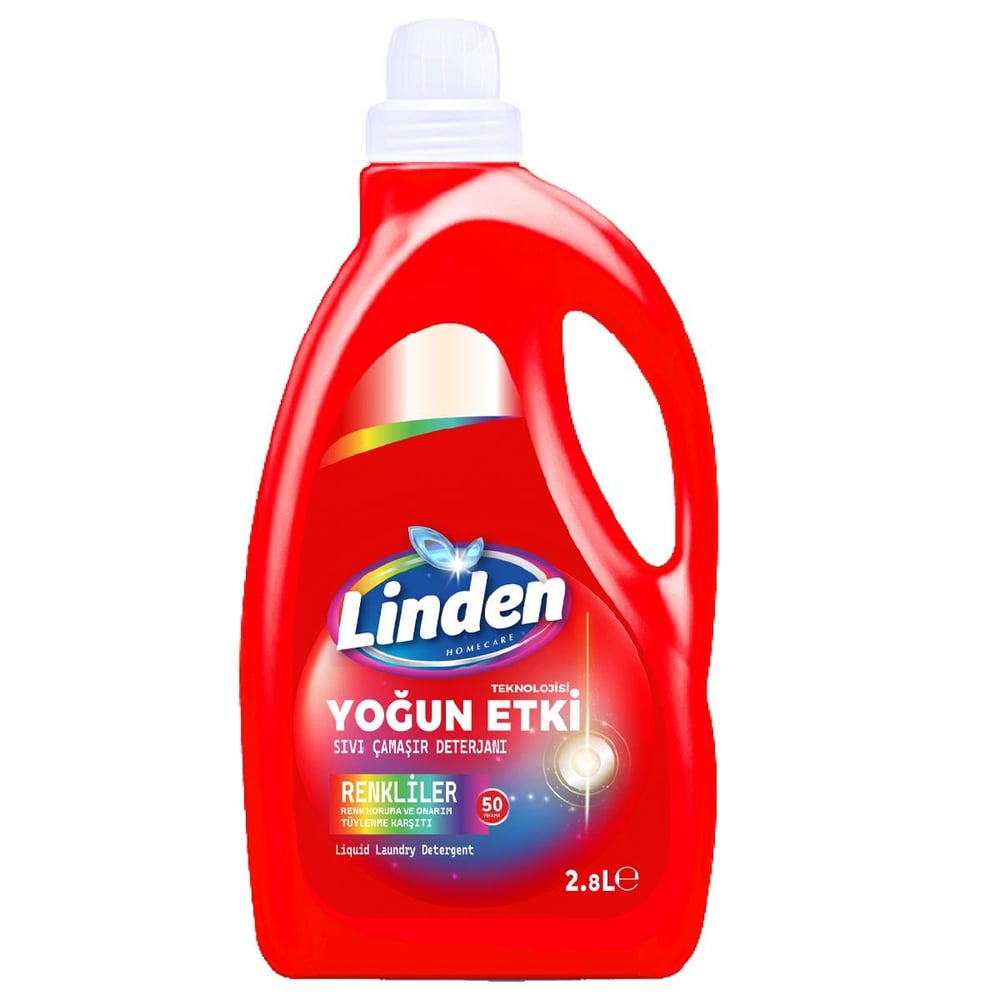 Linden Sıvı Çamaşır Deterjanı Renkliler 2800 ml