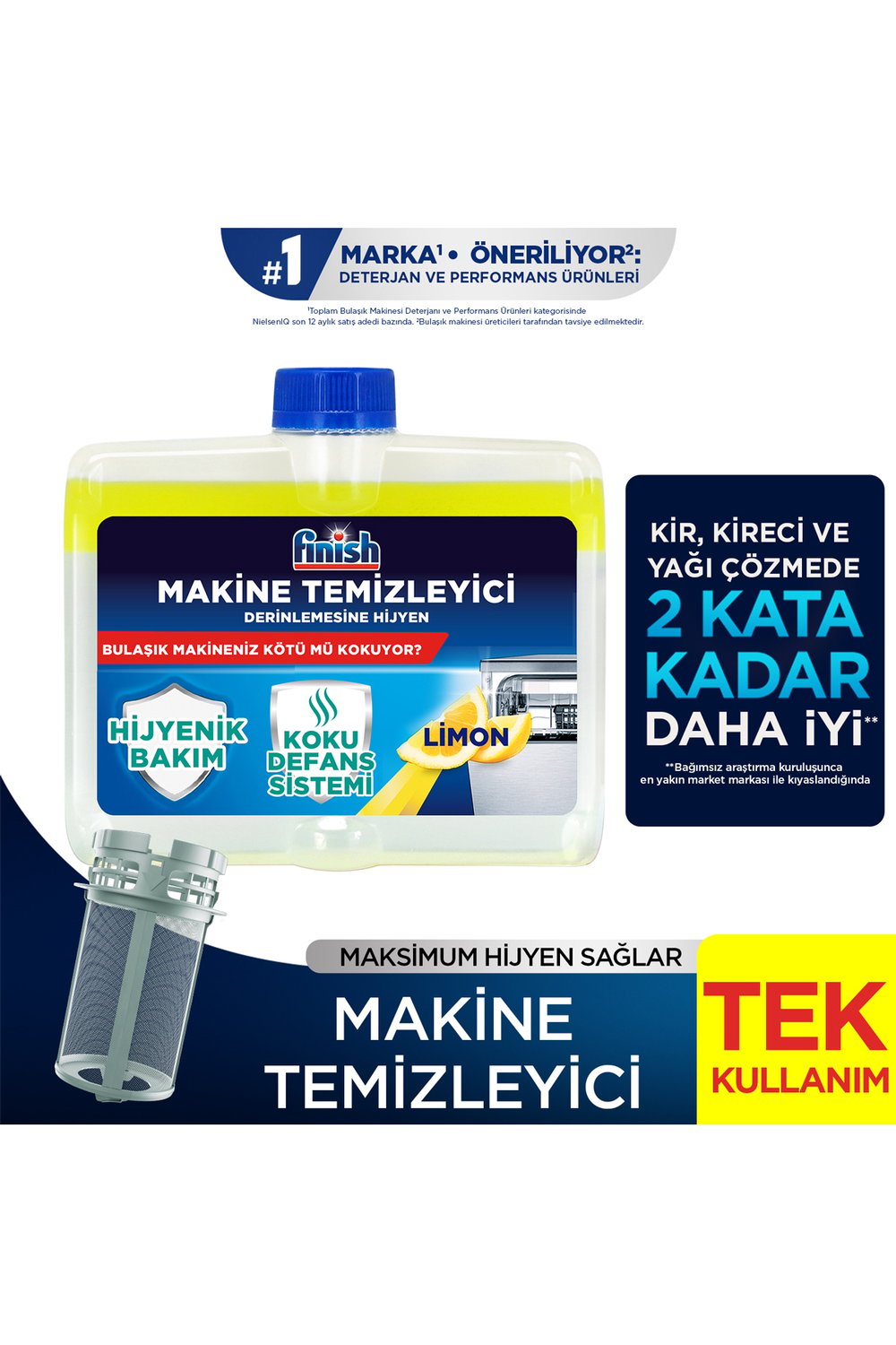 Makine Temizleyici Limon 250 ml