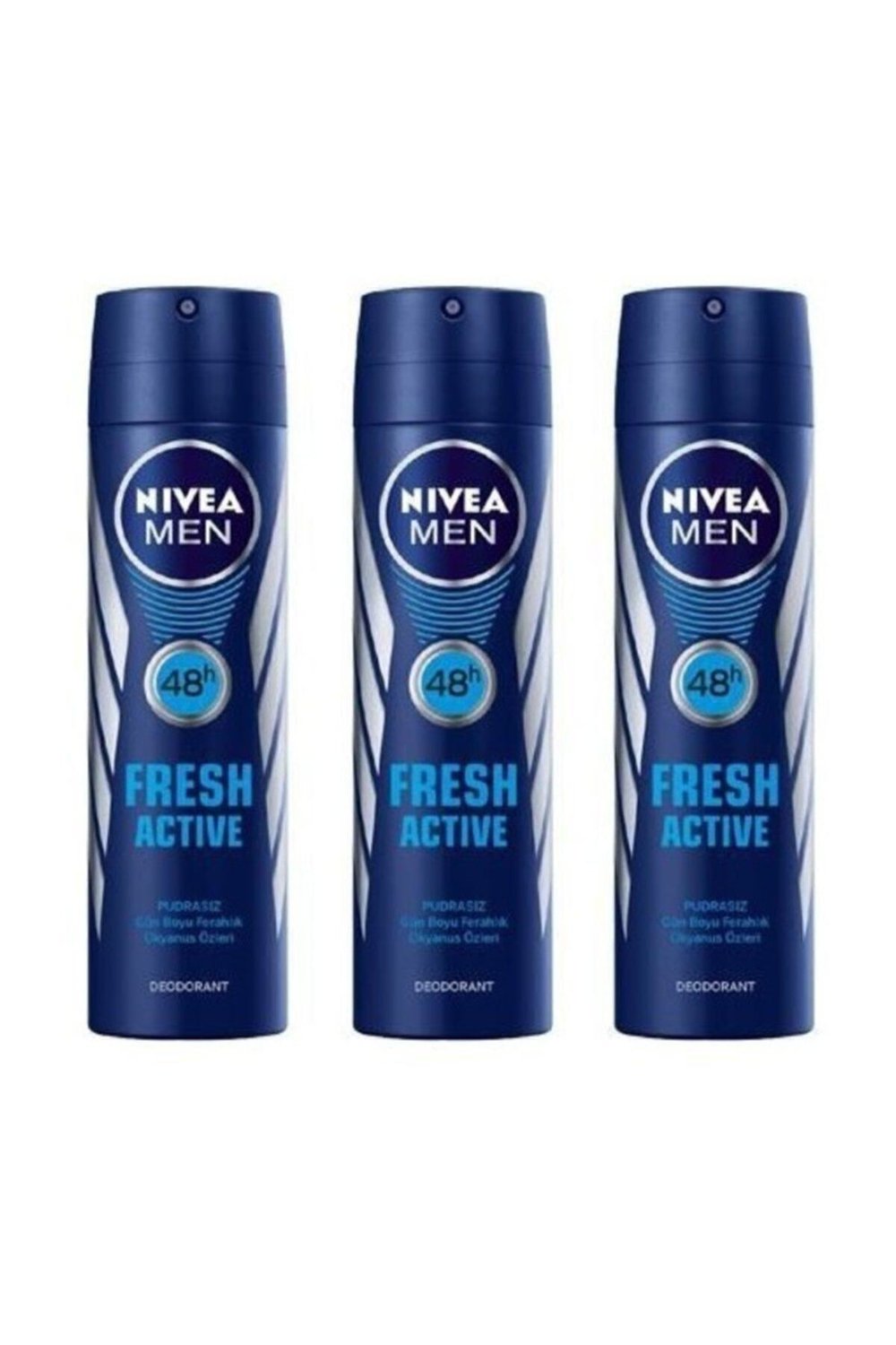 Nıvea Fresh Active Erkek Sprey 150 Ml x3 Adet