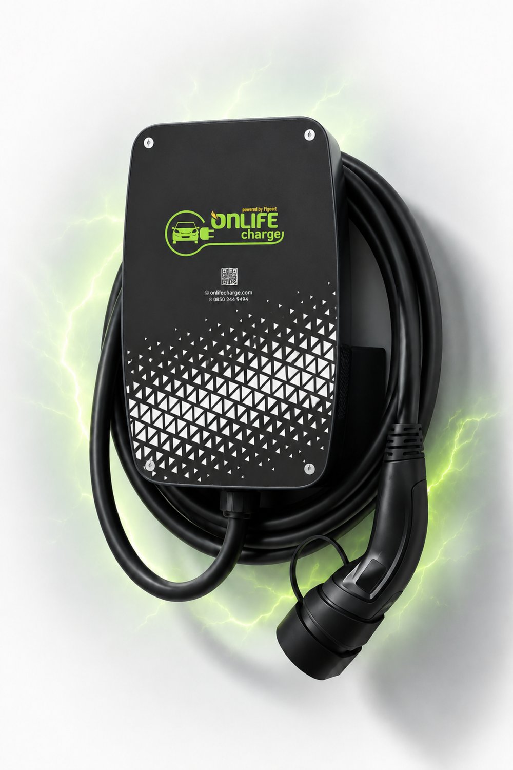 Onlife Wallbox 22 kW Kablolu Elektrikli Araç Şarj İstasyonu 5 Metre Type 2