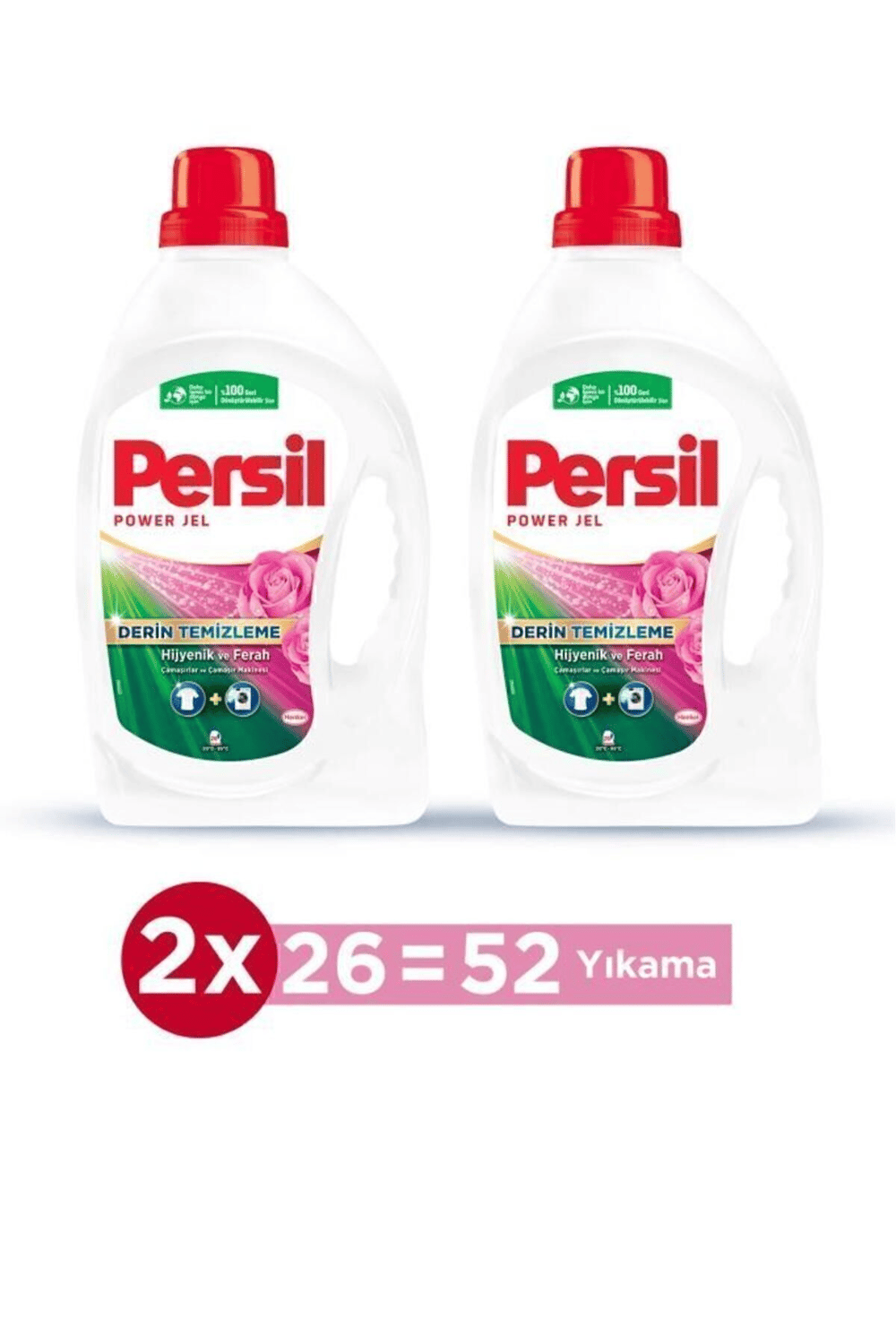 Persil Jel Deterjan Gülün Büyüsü 26 Yıkama 1690ml x2 Adet