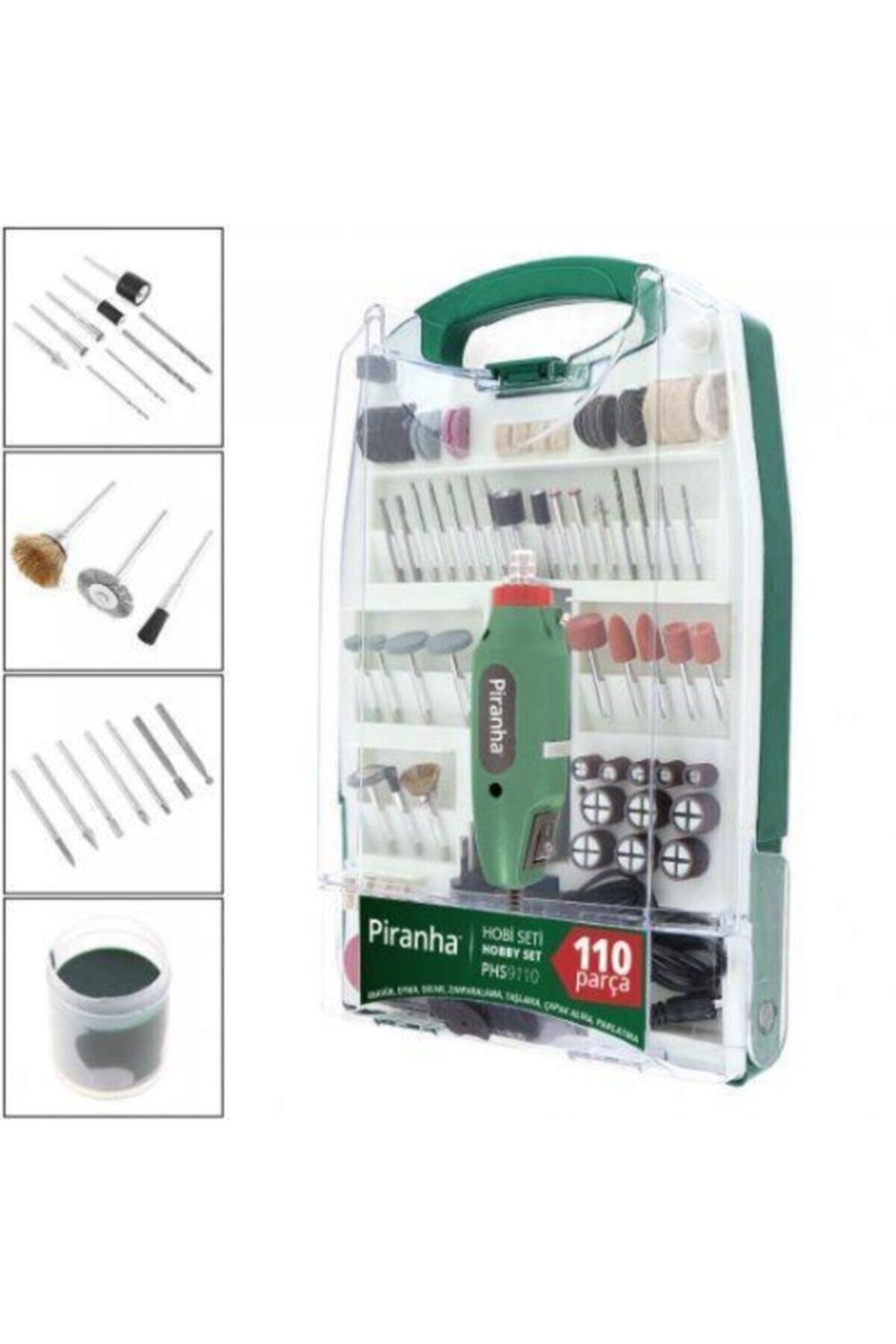 Phs 9110 Elektrikli Taşlama Ve Zımparalama Hobi Seti