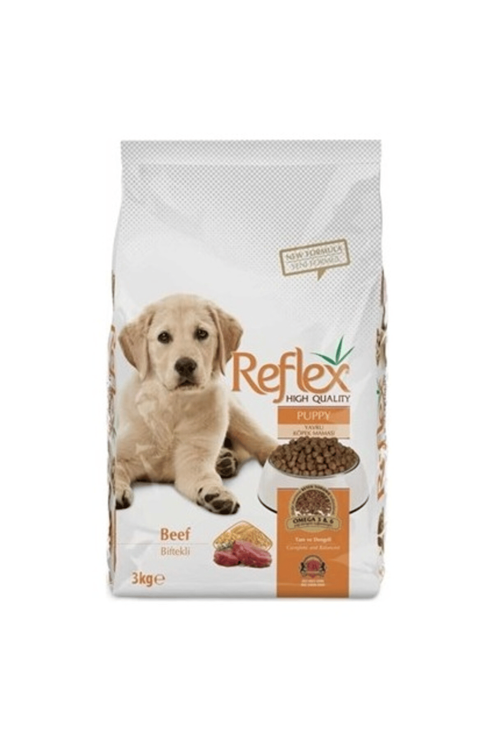 Reflex Biftekli & Pirinçli Yavru Köpek Maması 3 Kg