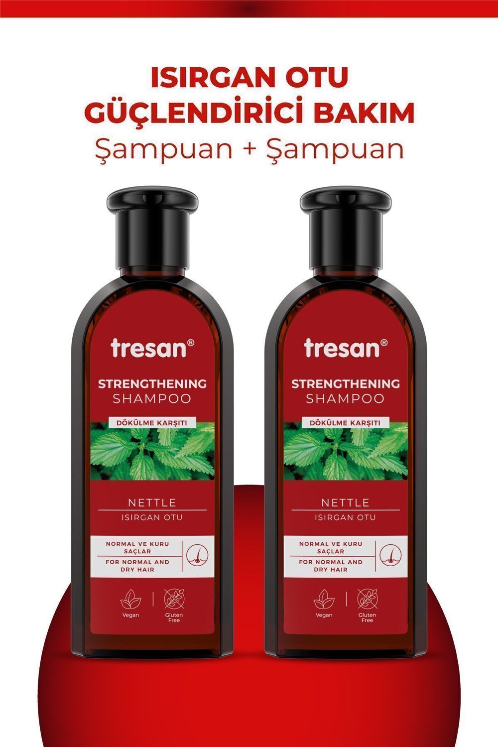 Tresan Isırgan Otu Bakım Şampuanı Normal Ve Kuru Saçlar 300 ml x2 Adet