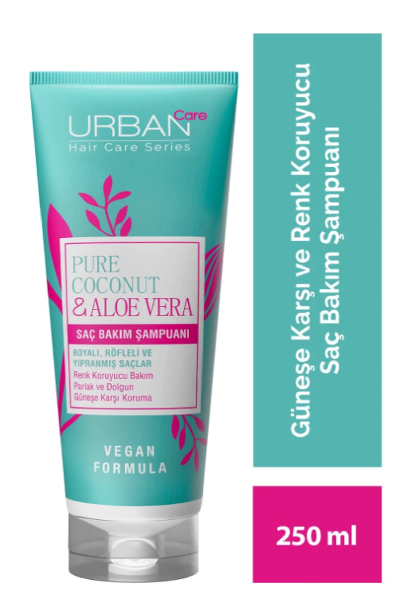 Urban Care Pure Coconut & Aloe Vera Saç Bakım Şampuanı 250ml x2adet