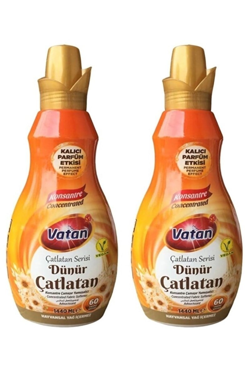 Vatan Dünür Çatlatan Konsantre Çamaşır Yumuşatıcı 1440ml x2 Adet