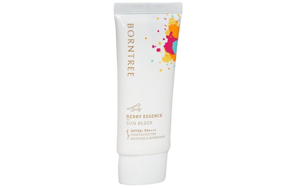 JEJUDO Borntree Berry Sun Block 50ml/spf50 Pa / Yaşlanma Ve Leke Karşıtı, Alerjen Içermeyen Güneş Kremi