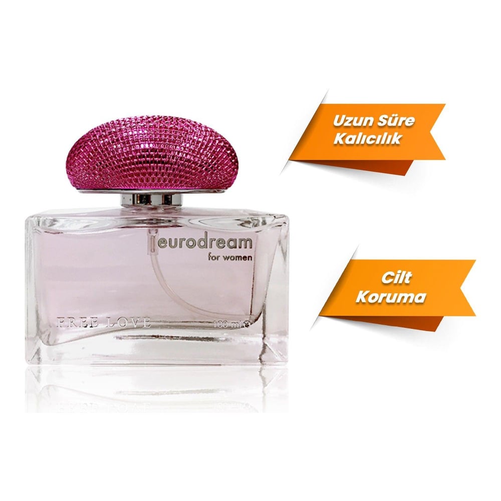 Free Love Eurodream EDP Kadın Parfüm Seti 2 x 100 ml